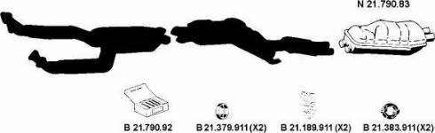 Eberspächer 212130 - Система випуску ОГ autocars.com.ua