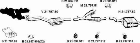 Eberspächer 2 12 159 - Система випуску ОГ autocars.com.ua