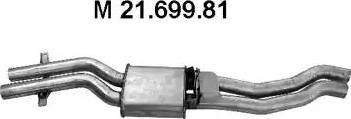 Eberspächer 21.699.81 - Середній глушник вихлопних газів autocars.com.ua