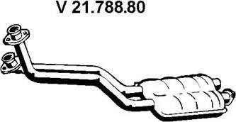 Eberspächer 21.788.80 - Предглушітель вихлопних газів autocars.com.ua