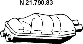 Eberspächer 21.790.83 - Глушник вихлопних газів кінцевий autocars.com.ua