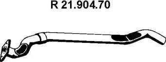 Eberspächer 21.904.70 - Труба вихлопного газу autocars.com.ua