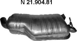 Eberspächer 21.904.81 - Глушник вихлопних газів кінцевий autocars.com.ua