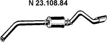 Eberspächer 23.108.84 - Глушитель выхлопных газов, конечный avtokuzovplus.com.ua