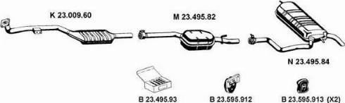 Eberspächer 232219 - Система випуску ОГ autocars.com.ua