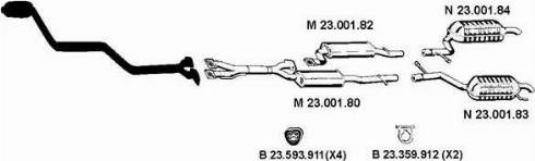 Eberspächer 232311 - Система випуску ОГ autocars.com.ua