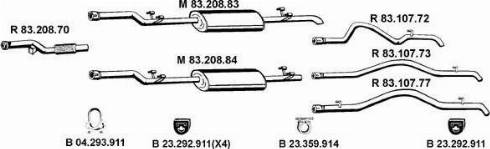 Eberspächer 232488 - Система випуску ОГ autocars.com.ua