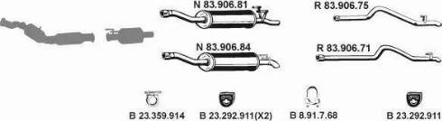 Eberspächer 232622 - Система выпуска ОГ autodnr.net