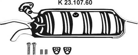 Eberspächer 232637 - Система випуску ОГ autocars.com.ua