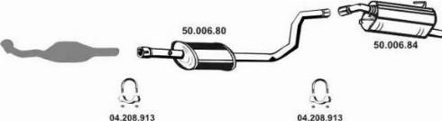 Eberspächer 502067 - Система випуску ОГ autocars.com.ua