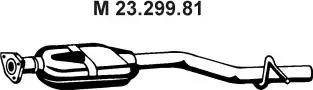 Eberspächer 23.299.81 - Средний глушитель выхлопных газов avtokuzovplus.com.ua