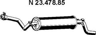 Eberspächer 23.478.85 - Глушитель выхлопных газов, конечный avtokuzovplus.com.ua