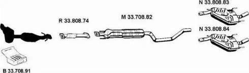 Eberspächer 332008 - Система випуску ОГ autocars.com.ua