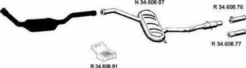 Eberspächer 342006 - Система випуску ОГ autocars.com.ua
