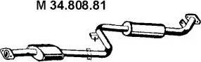 Eberspächer 34.808.81 - Середній глушник вихлопних газів autocars.com.ua