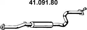 Eberspächer 41.091.80 - Средний глушитель выхлопных газов avtokuzovplus.com.ua