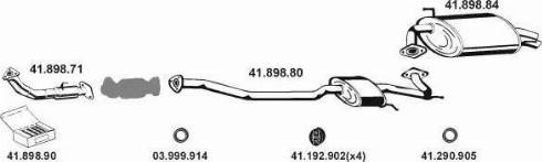 Eberspächer 412010 - Система випуску ОГ autocars.com.ua