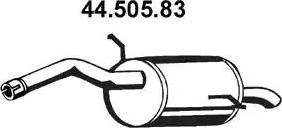 Eberspächer 44.505.83 - Глушник вихлопних газів кінцевий autocars.com.ua