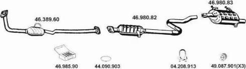 Eberspächer 462014 - Система випуску ОГ autocars.com.ua