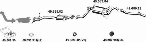 Eberspächer 492029 - Система випуску ОГ autocars.com.ua