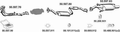 Eberspächer 502004 - Система випуску ОГ autocars.com.ua