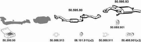 Eberspächer 502005 - Система випуску ОГ autocars.com.ua