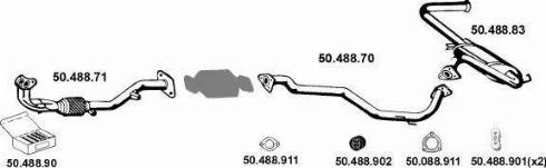 Eberspächer 502006 - Система випуску ОГ autocars.com.ua