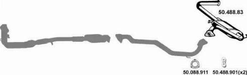 Eberspächer 502014 - Система випуску ОГ autocars.com.ua