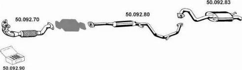 Eberspächer 502017 - Система випуску ОГ autocars.com.ua