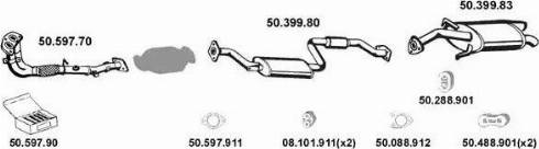 Eberspächer 502047 - Система випуску ОГ autocars.com.ua