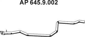 Eberspächer 645.9.002 - Труба выхлопного газа avtokuzovplus.com.ua