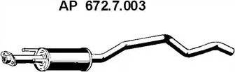 Eberspächer 672.7.003 - Предглушитель выхлопных газов avtokuzovplus.com.ua