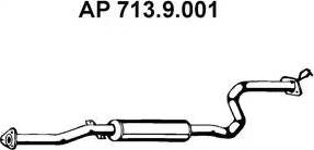 Eberspächer 713.9.001 - Середній глушник вихлопних газів autocars.com.ua