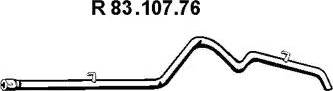 Eberspächer 83.107.76 - Труба выхлопного газа avtokuzovplus.com.ua