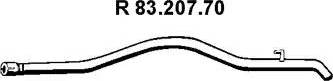 Eberspächer 83.207.70 - Труба вихлопного газу autocars.com.ua