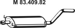 Eberspächer 83.409.82 - Середній глушник вихлопних газів autocars.com.ua