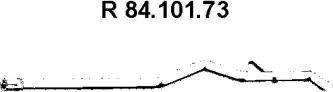 Eberspächer 84.101.73 - Труба вихлопного газу autocars.com.ua