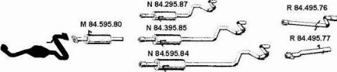 Eberspächer 842013 - Система випуску ОГ autocars.com.ua