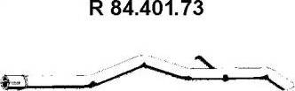 Eberspächer 84.401.73 - Труба выхлопного газа avtokuzovplus.com.ua