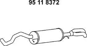 Eberspächer 95 11 8372 - Глушник вихлопних газів кінцевий autocars.com.ua