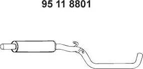 Eberspächer 95 11 8801 - Середній глушник вихлопних газів autocars.com.ua