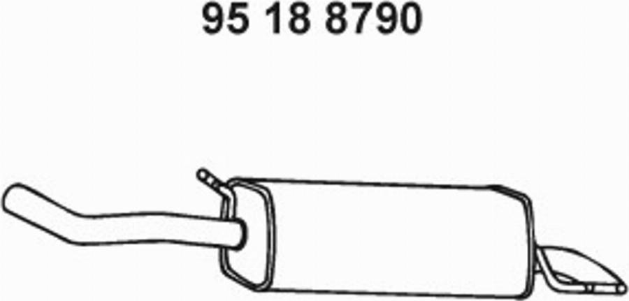 Eberspächer 95188790 - Глушитель выхлопных газов, конечный avtokuzovplus.com.ua