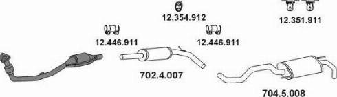 Eberspächer AP_1004 - Система випуску ОГ autocars.com.ua