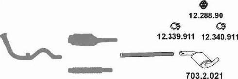 Eberspächer AP_1093 - Система випуску ОГ autocars.com.ua