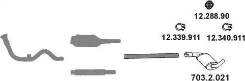 Eberspächer AP_1094 - Система випуску ОГ autocars.com.ua