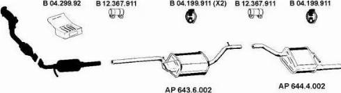 Eberspächer AP_2158 - Система випуску ОГ autocars.com.ua