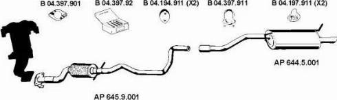 Eberspächer AP_2173 - Система випуску ОГ autocars.com.ua