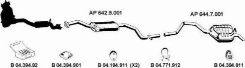 Eberspächer AP_2179 - Система випуску ОГ autocars.com.ua