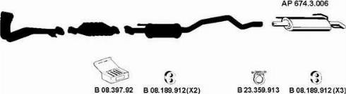 Eberspächer AP_2258 - Система випуску ОГ autocars.com.ua