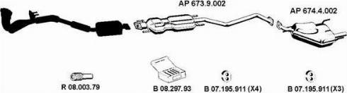 Eberspächer AP_2272 - Система выпуска ОГ avtokuzovplus.com.ua